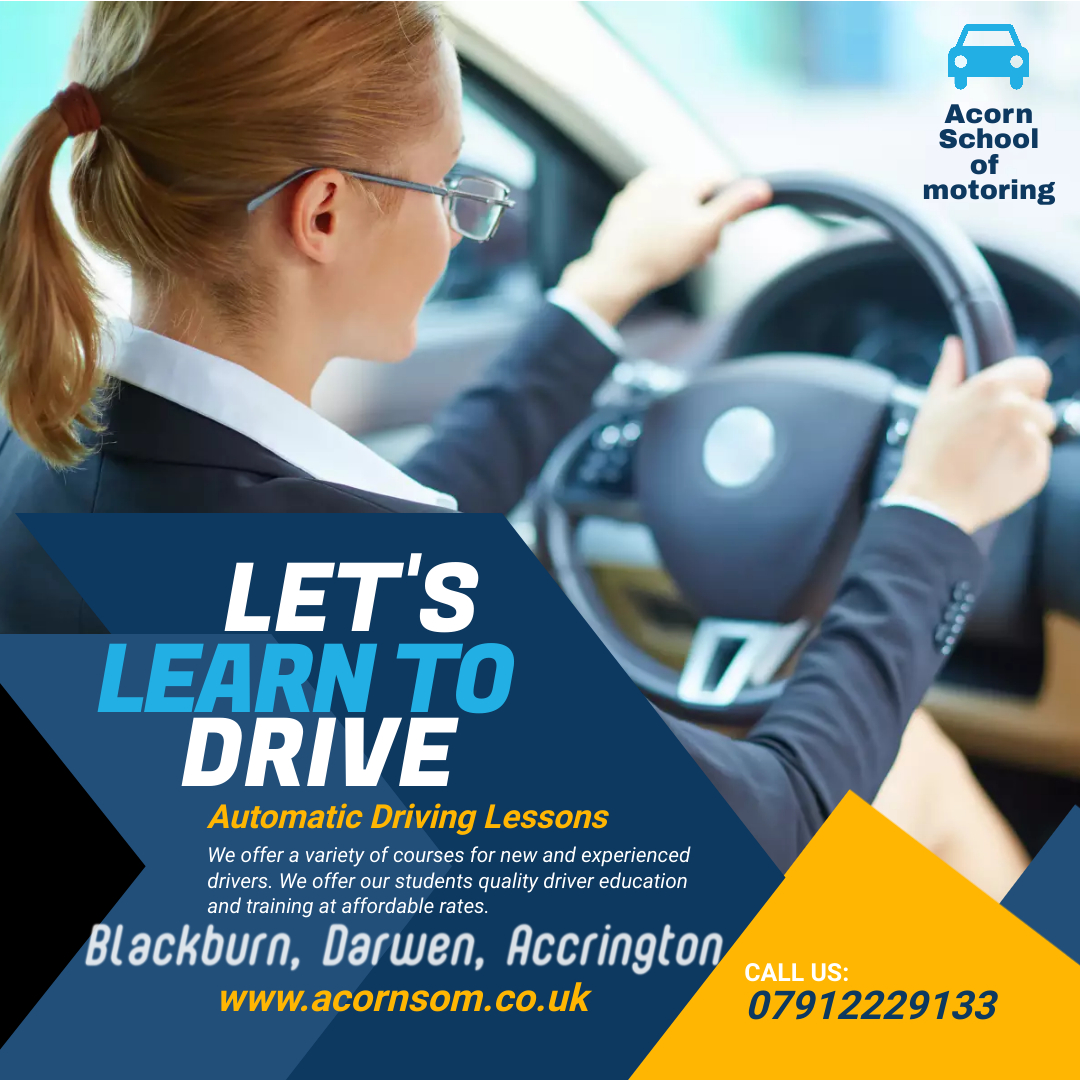 Automatic Driving Lessons Blackburn I Driving Instructor Darwen I Driving School